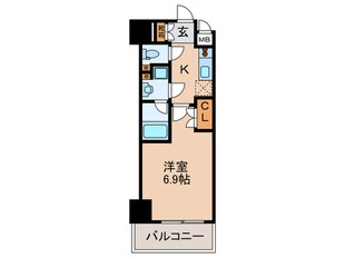 エグゼ北大阪（801）の物件間取画像